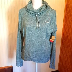 NWT Reebok Knit Cowl Neck Hoodie Coat Jacket
